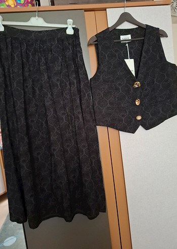 etek yelek tesettür takım - Görsel 9