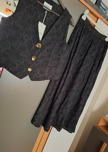 etek yelek tesettür takım - Görsel 11