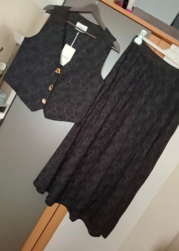 etek yelek tesettür takım - Görsel 13