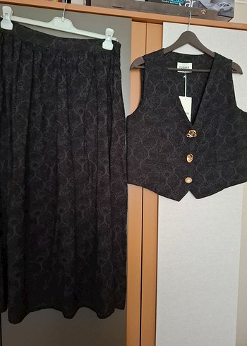 etek yelek tesettür takım - Görsel 12