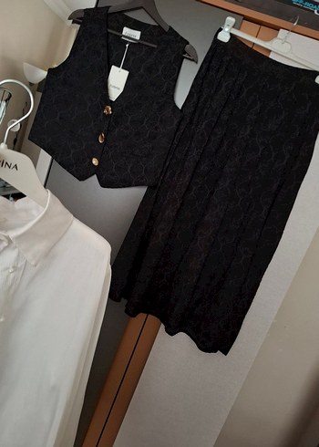 etek yelek tesettür takım - Görsel 14