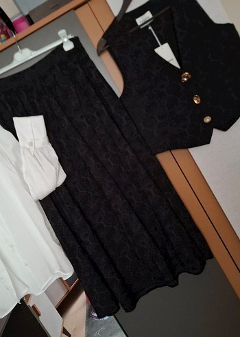 etek yelek tesettür takım - Görsel 3