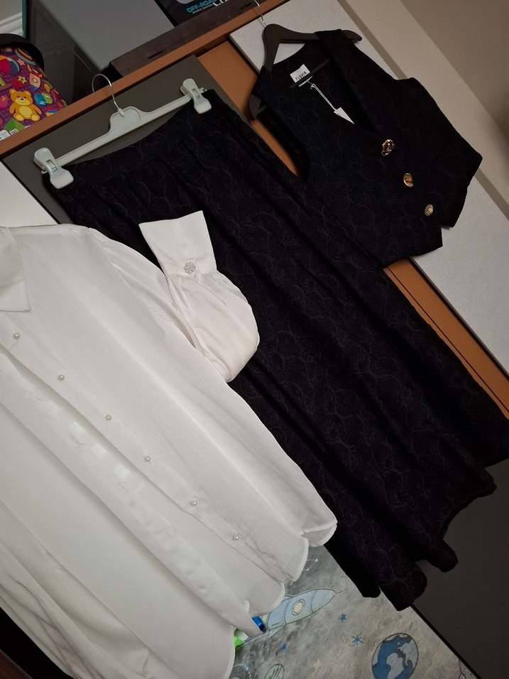 etek yelek tesettür takım - Görsel 4