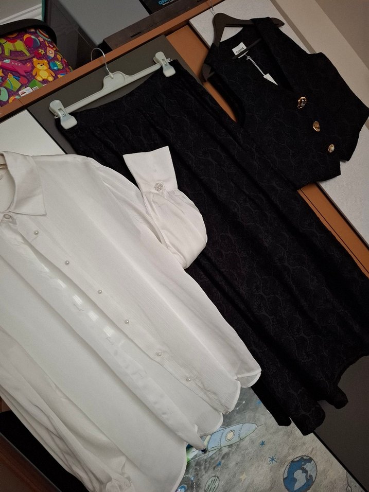 etek yelek tesettür takım - Görsel 5