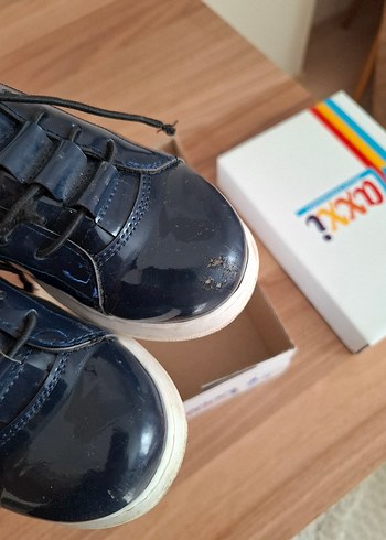 Lacivert rugan erkek çocuk casual ayakkabı - Görsel 3