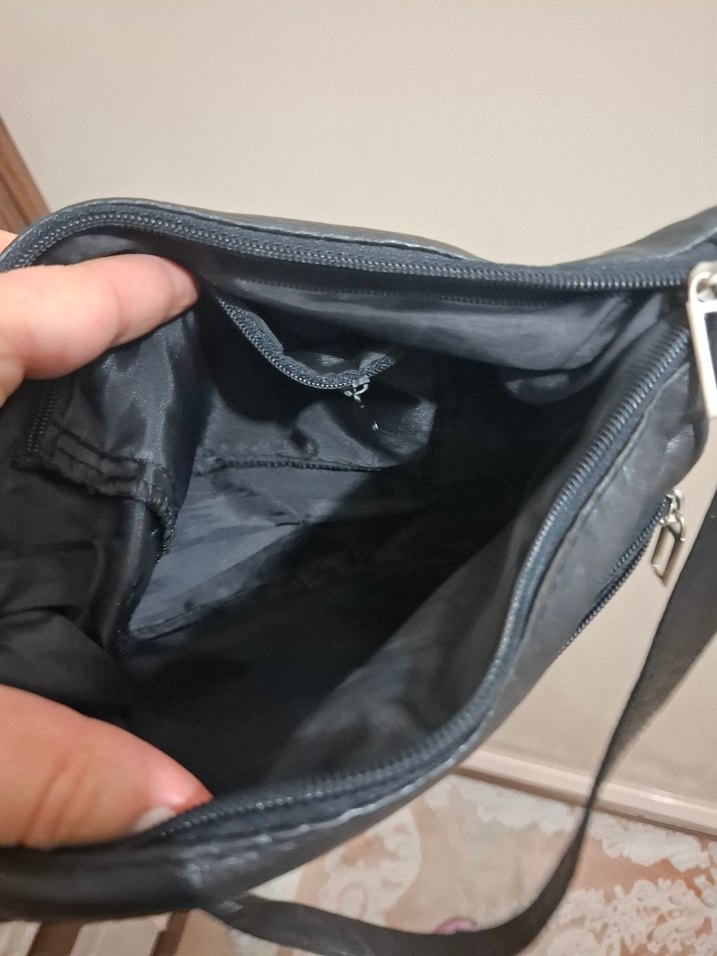 siyah kadın askılı omuz çantası - Görsel 3