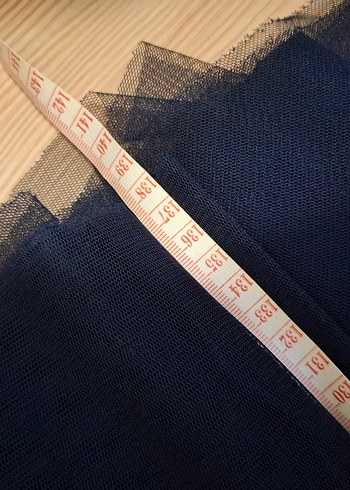 lacivert payetli V yaka sıfır kol Uzun Abiye Elbise - Görsel 7