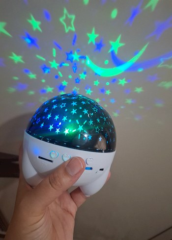 Yıldızlı Gece Projektörü BLUETOOTHLU ŞARJLI YILDIZ PROJEKSİYON - Görsel 10