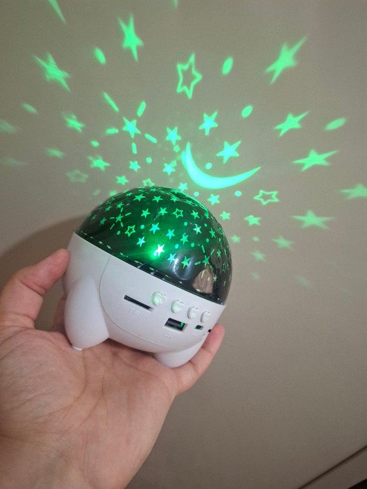 Yıldızlı Gece Projektörü BLUETOOTHLU ŞARJLI YILDIZ PROJEKSİYON - Görsel 2