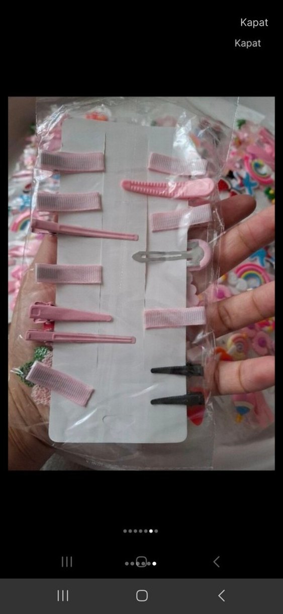 14 lü KARIŞIK Çocuk PENS PITPIT Toka Seti - Görsel 5