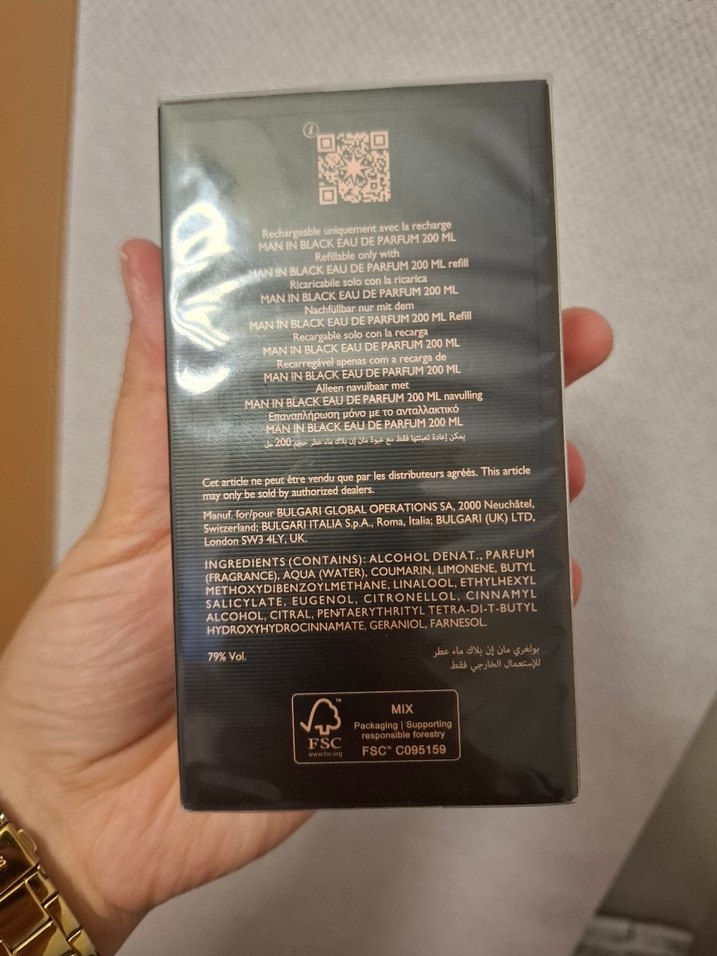 Bvlgari Man In Black Erkek Parfümü 100 ml - Görsel 2