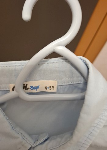 civil Erkek Çocuk Düğmeli Lacivert Triko Hırka ve Gömlek - Görsel 5