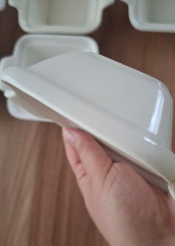 6 lı kare kulplu Kase - Görsel 4