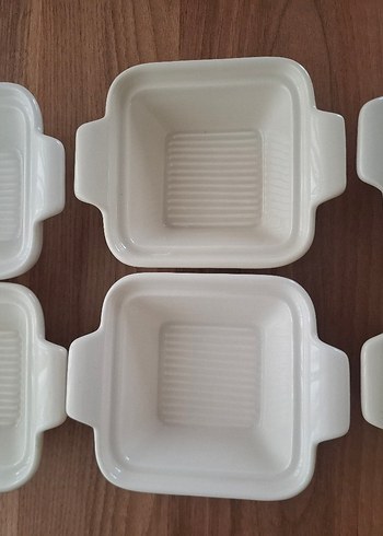 6 lı kare kulplu Kase - Görsel 6