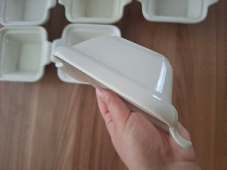 6 lı kare kulplu Kase - Görsel 4