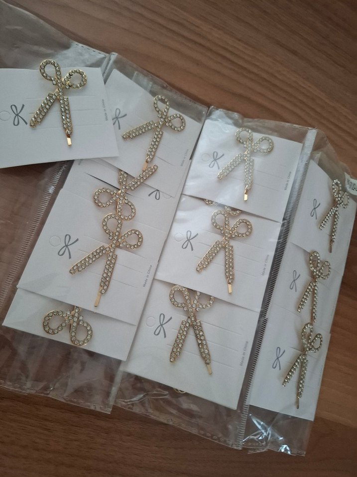 TAŞLI Makas FİGÜRLÜ TEL TOKA MAKAS FİGÜRLÜ TAŞLI BROŞ - Görsel 5