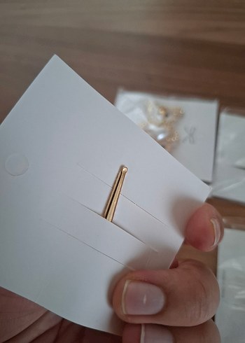 İnci Kalpli Altın Renkli Ayıcık Toka TAŞLI TEDY PENS TOKA - Görsel 3