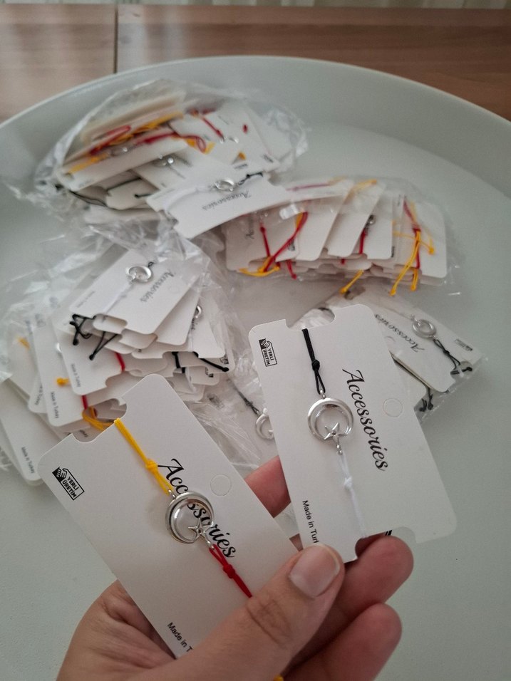 ayarlanabilir BJK taraftar bileklik Beşiktaş taraftar bileklik - Görsel 5