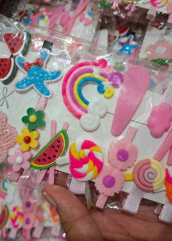 Beden çeşitli Renk 14 lü KARIŞIK FİGÜRLÜ PENS TOKA SETİ PITPIT TOKA SETİ