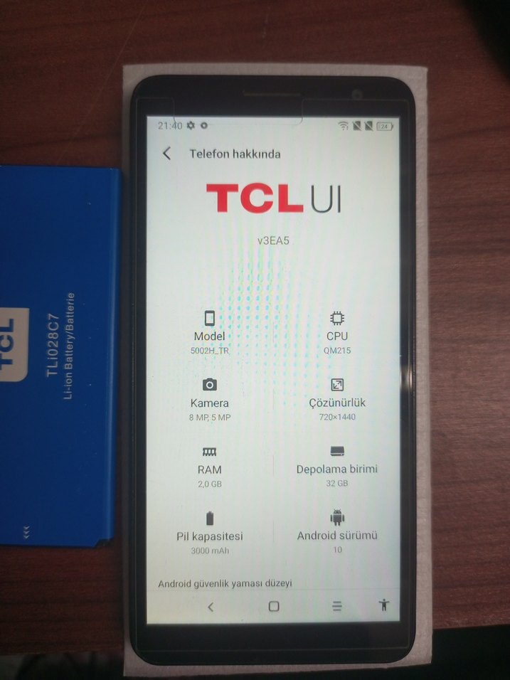 TCL L7 çift sim aktif, İki Batarya - Görsel 2