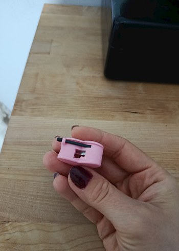 Kalp Şeklinde Pastel Pembe kalem tıraş - Görsel 4