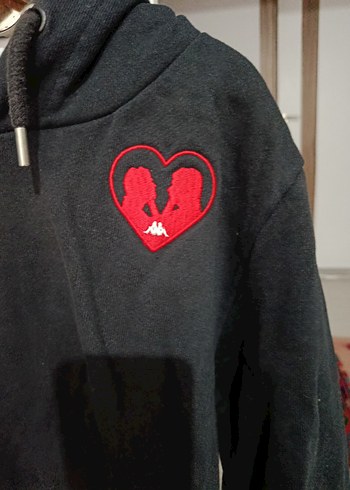 Kappa Kapüşonlu Uzun Kollu Sweatshirt - Görsel 2