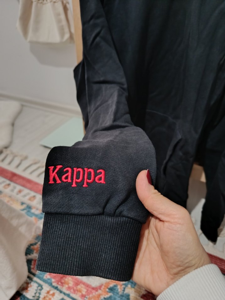 Kappa Kapüşonlu Uzun Kollu Sweatshirt - Görsel 3