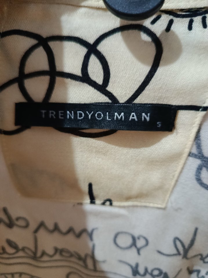 Bohem Rahat Kesim Kısa Kollu Baskılı Gömlek - Görsel 2