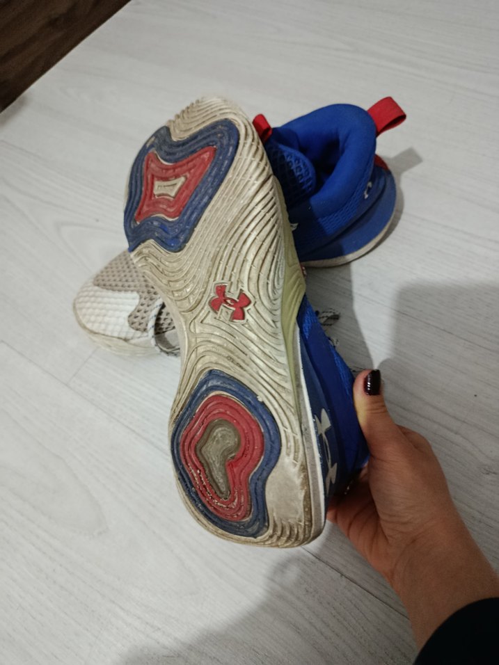 Mavi Under Armour Basketbol Ayakkabısı - Görsel 5