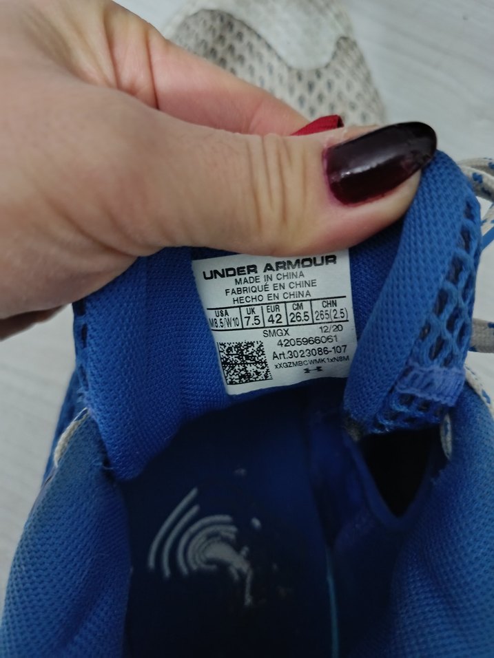 Mavi Under Armour Basketbol Ayakkabısı - Görsel 4