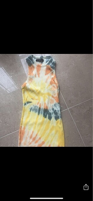 s Beden çeşitli Renk Kadın bershka batik elbise