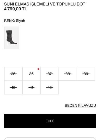 Siyah Taş İşlemeli Stiletto Topuklu Kadın Bot - Görsel 4