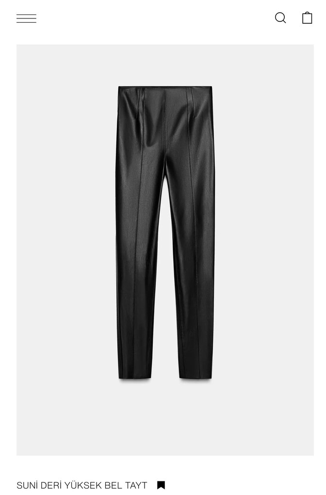 Deri Kadın Skinny Pantolon Camel Renk - Görsel 4