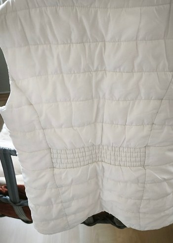 Kız Çocuk Beyaz Fermuarlı Yelek LCW - Görsel 7