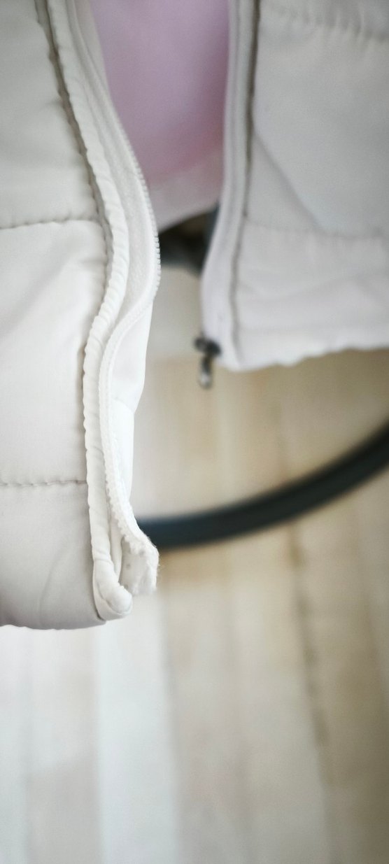 Kız Çocuk Beyaz Fermuarlı Yelek LCW - Görsel 5