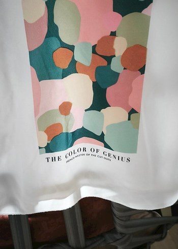 Kız Çocuk Pamuklu Baskılı Kısa Kollu Tişört - Görsel 2