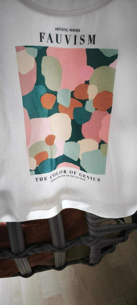 Kız Çocuk Pamuklu Baskılı Kısa Kollu Tişört - Görsel 2