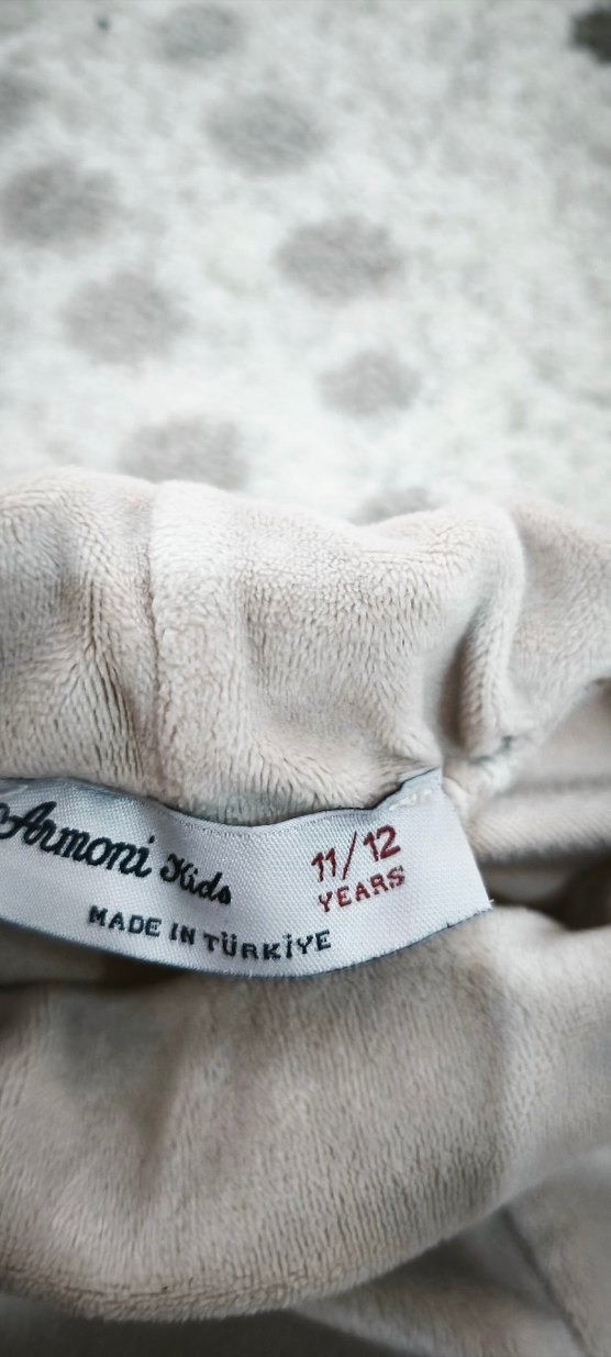 Gri Kadın Peluş Tayt, Normal Boy, Sıkı Kesim - Görsel 3