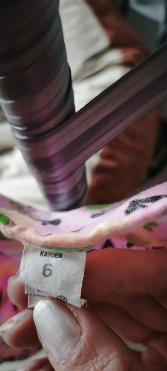 Çiçek Desenli Pembe Kız Çocuk Straplez Atlet - Görsel 3