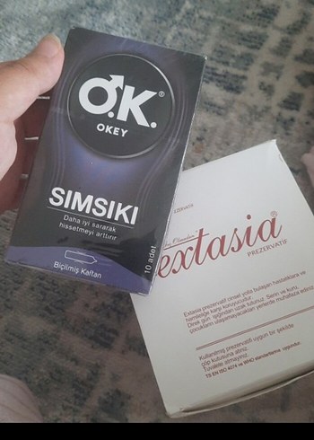 Okey SimSiki ve Extasia Prezervatif Seti