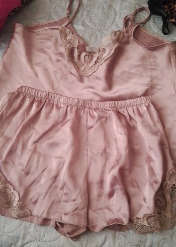 Pembe Mini Kadın Pijama Takımı