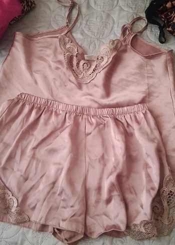 Pierre Cardin Pembe Mini Kadın Pijama Takımı