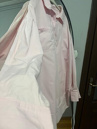 xxl Beden Pembe Gömlek Yazlık
