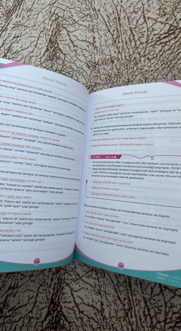 TYT Türkçe El Kitabı - Limit Yayınları - Görsel 3
