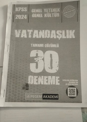 KPSS 2024 Soyut Coğrafya, Tarih, Vatandaşlık Soru Bankaları - Görsel 3
