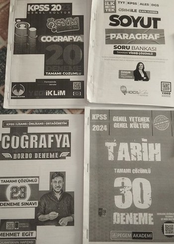 KPSS 2024 Soyut Coğrafya, Tarih, Vatandaşlık Soru Bankaları - Görsel 2