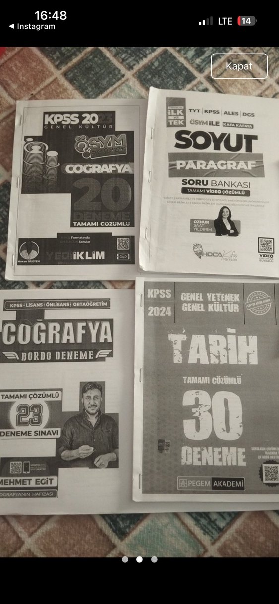 KPSS 2024 Soyut Coğrafya, Tarih, Vatandaşlık Soru Bankaları - Görsel 2