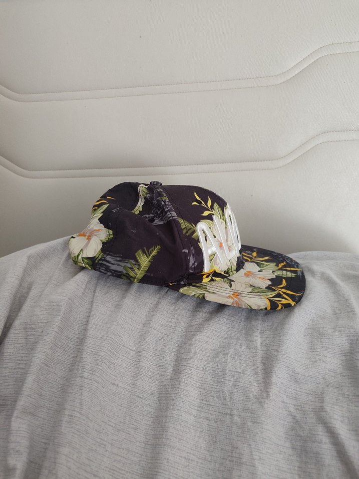 Çiçek Desenli Çok Renkli Bohem Şapka - Görsel 2