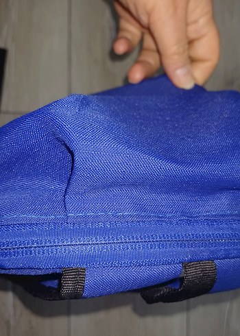  Beden mavi Renk Erkek Mavi Sade Fermuarlı Sırt Çantası