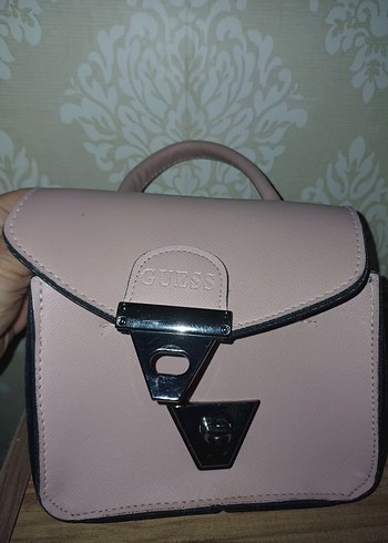 Diğer Guess Pastel Pembe Deri Kadın Çanta